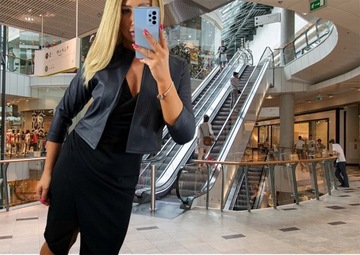 КУРТКА БОЛЕРКО ИЗ ЭКО КОЖИ (36-50) 40