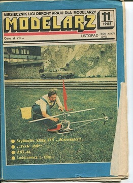 Modelarz 11/1988 MTB-2 (ANT-44),lodołamacz L1000