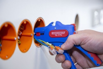 WIHA обжиматель для кабельных наконечников и инструмент для снятия изоляции 16мм2