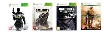 CALL OF DUTY MW2 CALL OF DUTY MW3 CALL OF DUTY GHOSTS CALL OF DUTY AW 4 GRY