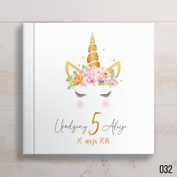 KSIĘGA GOŚCI/ALBUM NA URODZINY Jednorożec 032