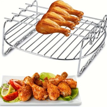 Stojaka na Frytkownicę Powietrzną z Szpikulcami - Akcesoria do Air Fryer