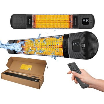 OGRZEWACZ NA PODCZERWIEŃ PROMIENNIK CIEPŁA NA ŚCIANĘ LUXEVA 1200 W IP55