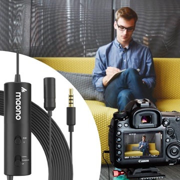 MAONO AU-102 ПРИВЯЗНОЙ МИКРОФОН С ЗАЖИМОМ