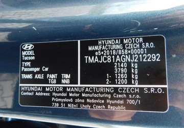 Hyundai Tucson IV SUV 1.6 CRDI 48V 136KM 2022 Hyundai Tucson z Gwarancja Model 2023r 1.6 Diesel 136KM, zdjęcie 35