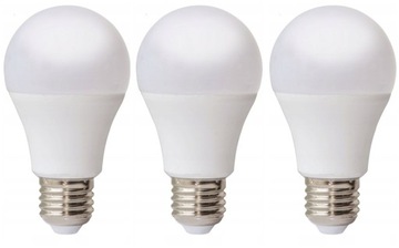 Zestaw 3x Żarówka LED A60 E27 10W 60W- FIBRAM