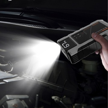 Пусковое устройство Booster 150PSI Компрессор Стартер 6000А 26800мАч 5 в 1