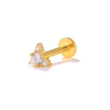 Dobry Q7 CANNER terling Silver Tragus Piercing sta