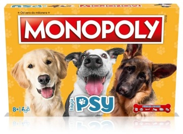 Monopoly Psy gra 04283 WINNING MOVES Nowa wersja