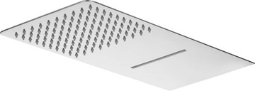 Тонкая душевая лейка - 500х200 мм.