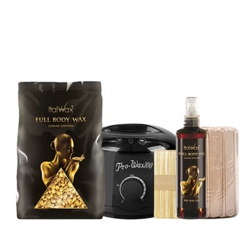 Zestaw Full Body 4x ItalWax Depilacja wosk twardy