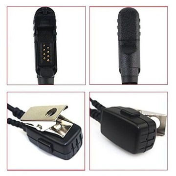Walkie Talkie Słuchawka, Mic PTT Nadzoru