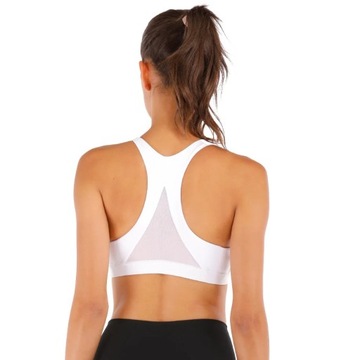 Sexy Mesh Racerback Sports Bra Plus Size XXL Women