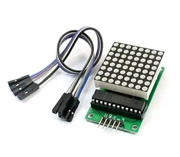 Moduł Matryca LED 8x8 MAX7219 do projektów z Arduino AVR ESP Raspberry IoT