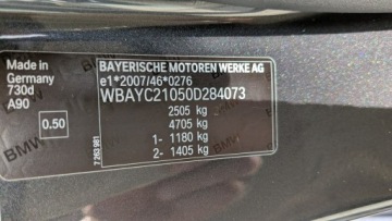 BMW Seria 7 F01 Sedan L Facelifting 730Ld 258KM 2015 BMW 730 258PS OPŁACONY Bezwypadkowy Automat, zdjęcie 24
