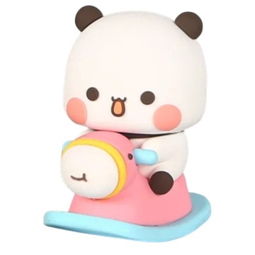 2023 Bubu Dudu Panda figurka Deroc prezent na Boże Narodzenie zabawka 2szt.
