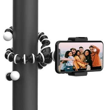 ELASTYCZNY STATYW GIĘTKI TRIPOD NA TELEFON APARAT GOPRO 1/4