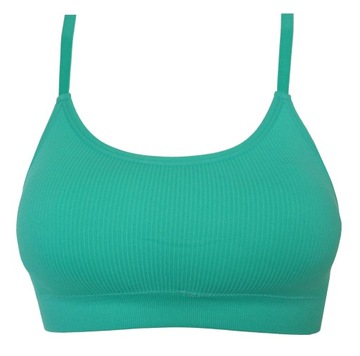 BIUSTONOSZ super TOP sportowy bez fiszbin M/L greenice