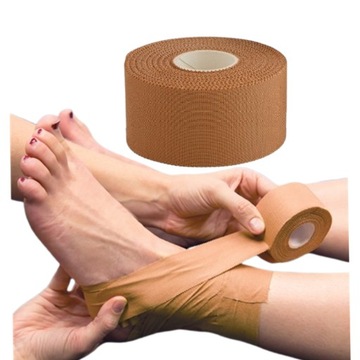 TEJP SZTYWNY SPORTOWY PLASTER DO TAPINGU TAPE TEJPY PALCE BEŻOWY 3,8cm*10m