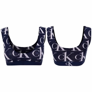 CALVIN KLEIN DAMSKI BIUSTONOSZ STANIK BLUE r. XS