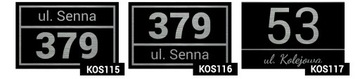Адрес Таблица 32x21 Сэмплекс номера улицы Дибонд