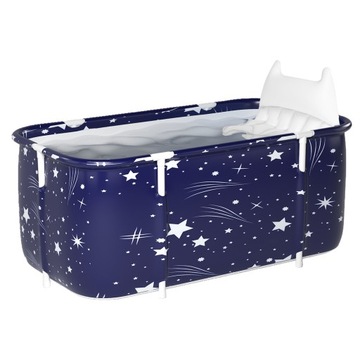 2024 Портативная семейная ванна 140*60 см ПВХ Голубое звездное небо