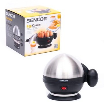 Jajowar stalowy do gotowania 7 jajek TIMER 3 PROGRAMY Sencor SEG 720BS