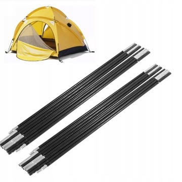 2X STELAŻ PAŁĄK DO NAMIOTU MOSKITIERY 8MM 448CM