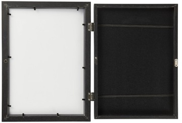 ОТКРЫВАЮЩАЯСЯ ФОТОРАМКА ДЛЯ ХРАНЕНИЯ ЧЕРТЕЖНЫХ РАБОТ, ЧЕРНАЯ