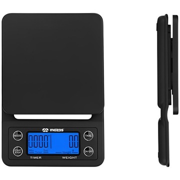 КОФЕЙНЫЕ ВЕСЫ С ТОЧНЫМ 0,1G ЖК-СВЕТОДИОДОМ СЕКундомером