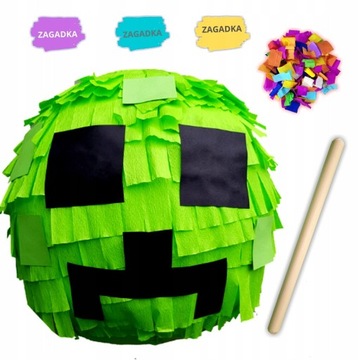 PINIATA MINECRAFT NA URODZINY PINATA MAJNKRAFT