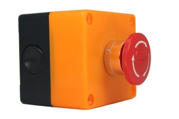 PRZYCISK BEZPIECZEŃSTWA GRZYB GRZYBEK W OBUDOWIE