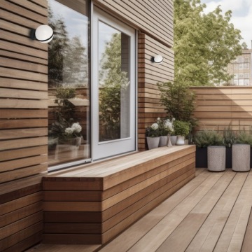 CIRCULO садовый настенный светильник 1xE27