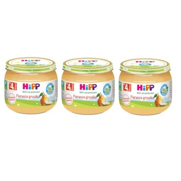 HiPP BIO Pierwsza gruszka po 4. miesiącu 3x80g
