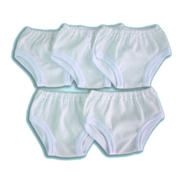 Majtki dziecko na pampersa 80 / 86 cm białe 5 szt