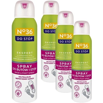 Spray do butów i stóp No36 150 ml x 4 sztuki