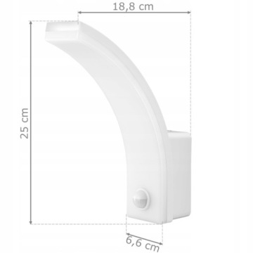 Светодиодный уличный настенный светильник с датчиком движения 20 Вт