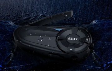 МОТОЦИКЛОВЫЙ ИНТЕРКОМ EJEAS Q7 ДЛЯ ШЛЕМА IP67 НА РАССТОЯНИИ ДО 800 М МАКС. 7 ЧЕЛОВЕК ПРИМЕНЕНИЕ BT