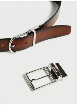 Pasek Męski TOMMY HILFIGER Gp Double Buckle Belt AM0AM10506 BDS 115