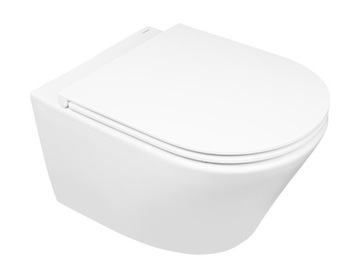 MISKA WC WISZĄCA Z POWŁOKĄ Z DESKĄ OLTENS