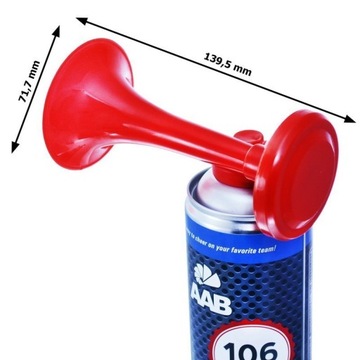 AAB TRĄBKA-KLAKSON MEGA GŁOŚNA FANFARA 750ml x12