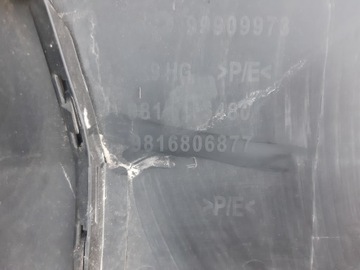 CITROEN BERLINGO III PARTNER NÁRAZNÍK ZADNÍ PDC 9816806877