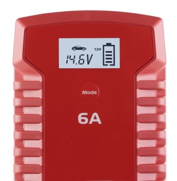 AUTOMATYCZNY INTELIGENTNY PROSTOWNIK ŁADOWARKA AKUMULATORA LCD 6V 12V 6A F1