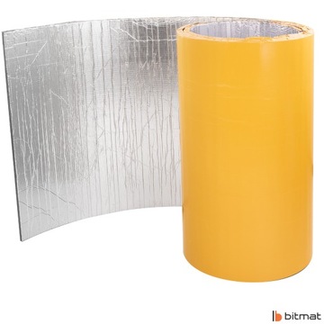 ШУМОЗВУЧАЮЩИЙ АЛЮМИНИЕВЫЙ КОВРИК РУЛОН 2 СМ для переборки двигателя автомобиля