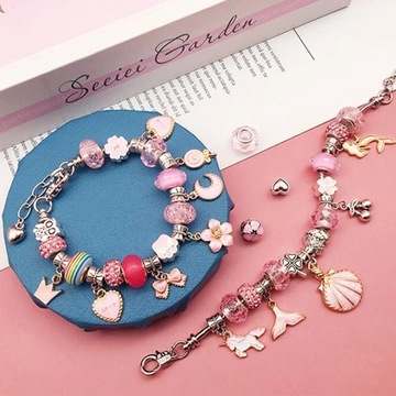 НАБОР ДЛЯ ИЗГОТОВЛЕНИЯ БРАСЛЕТОВ И ОЖЕРЕЛЬЕ ПОДАРОК