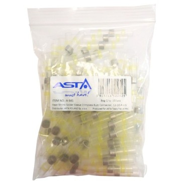 СОЕДИНИТЕЛЬ ТЕРМОУсадочный С ЖОЛОВОЙ, упаковка 100 шт.