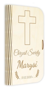 Коробка-конверт для денежного подарка на Крещение