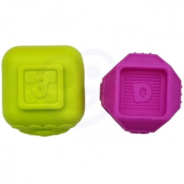 Сенсорная игрушка-сортер Кубики Животные 7 шт.