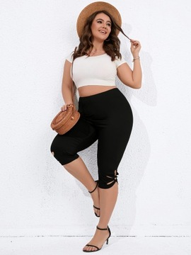 SHEIN LEGGINSY DAMSKIE KRÓTKIE PLUS SIZE 44 V2E