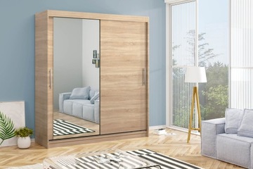 IDA ШКАФ 150 x 205 ЗЕРКАЛО C - ДУБ СОНОМА